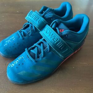 Adidas Men's Powerlift 3.1 Weightlifting Shoes BA8014 Petrol/Core Red Size 11